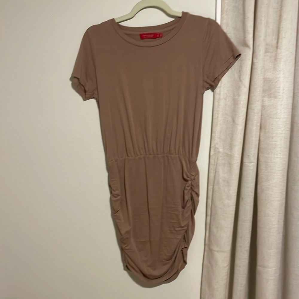 n:PHILANTHROPY Taupe Mini TShirt Dress